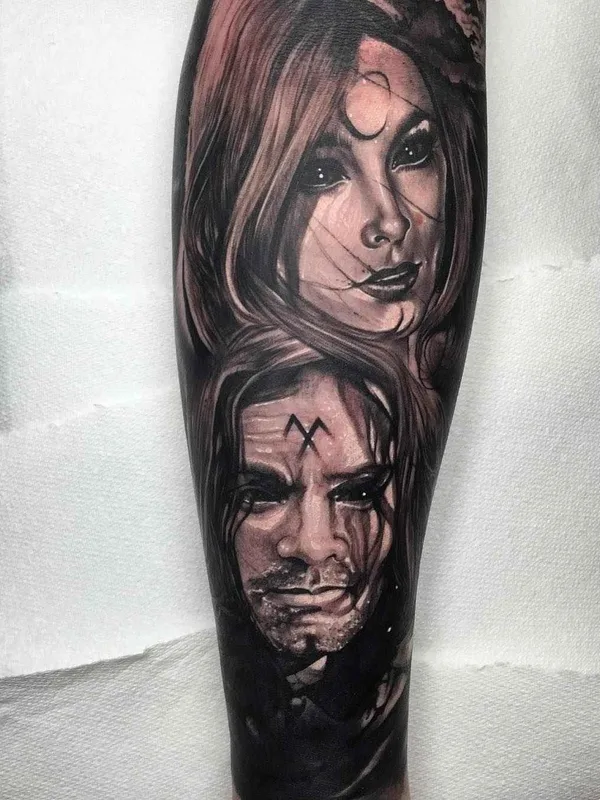 black and grey realism 纹身 在 forearm #14426 | 纹身师 Anrijs Straume