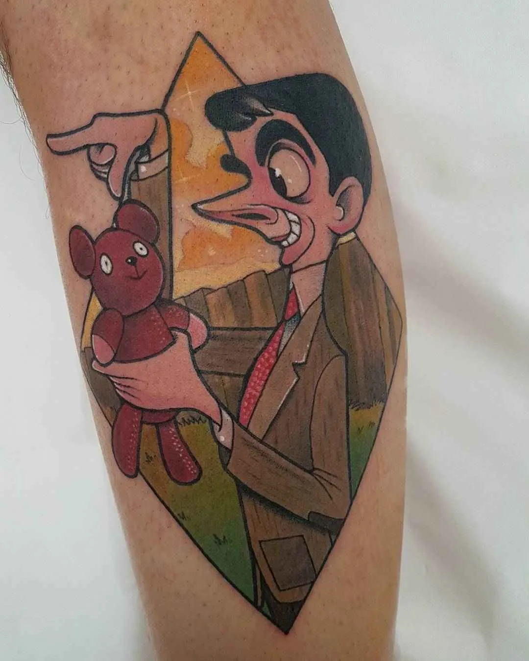 Tatuagem artista Yeray Perez cores autores nova escola tatuagem | Barcelona, Espanha
