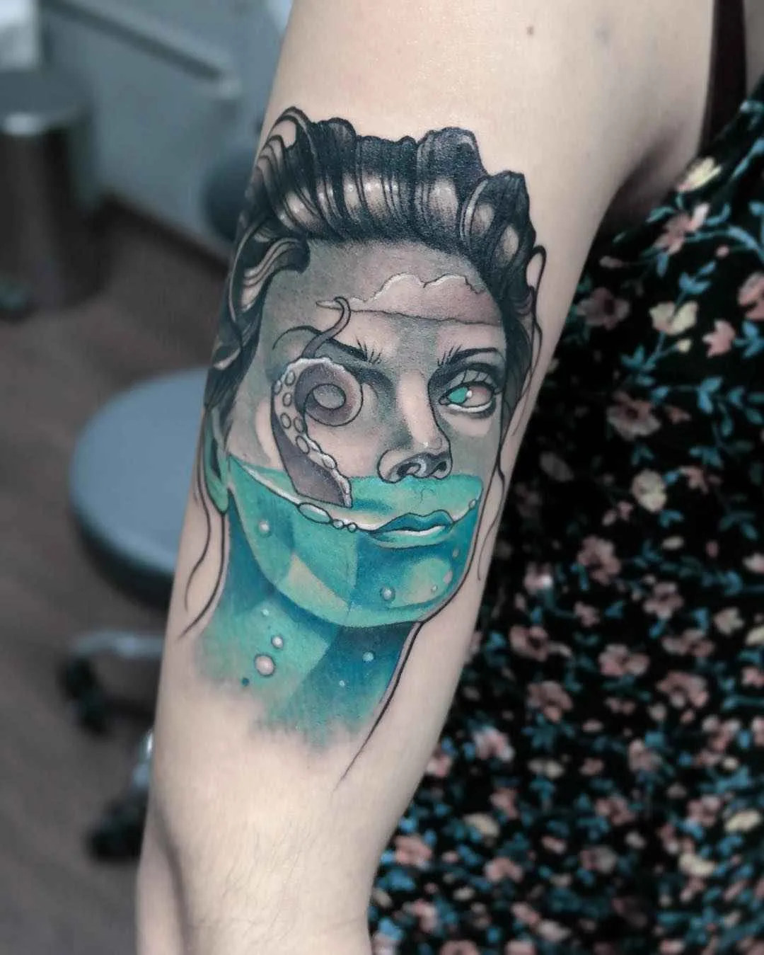 Tattoo artist Gianpiero Cavaliere surrealistic neo traditional tattoo