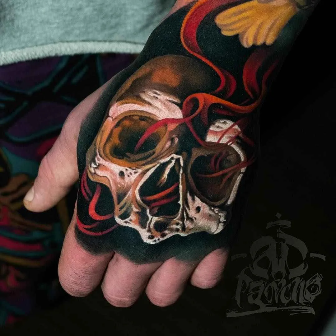 Tatuagem artista A.D. Pancho design realista color