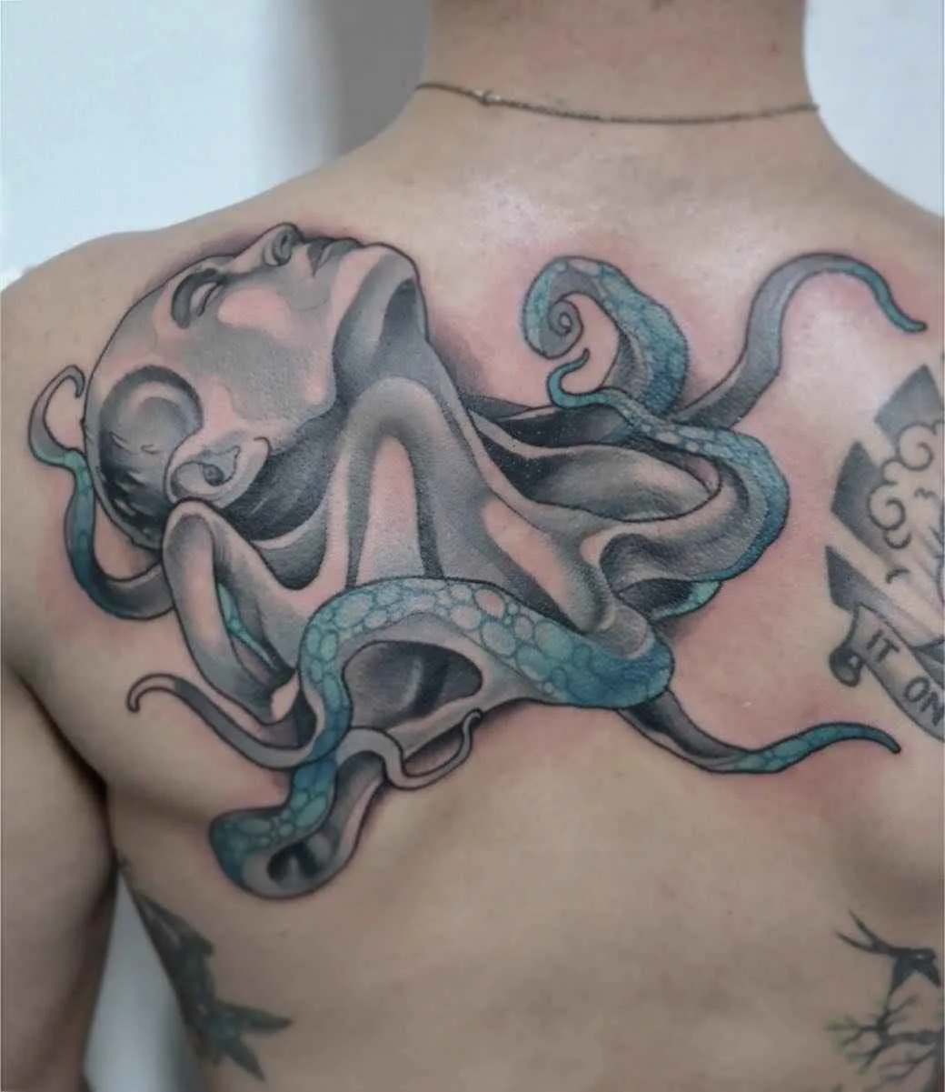 Tattoo artist Gianpiero Cavaliere surrealistic neo traditional tattoo