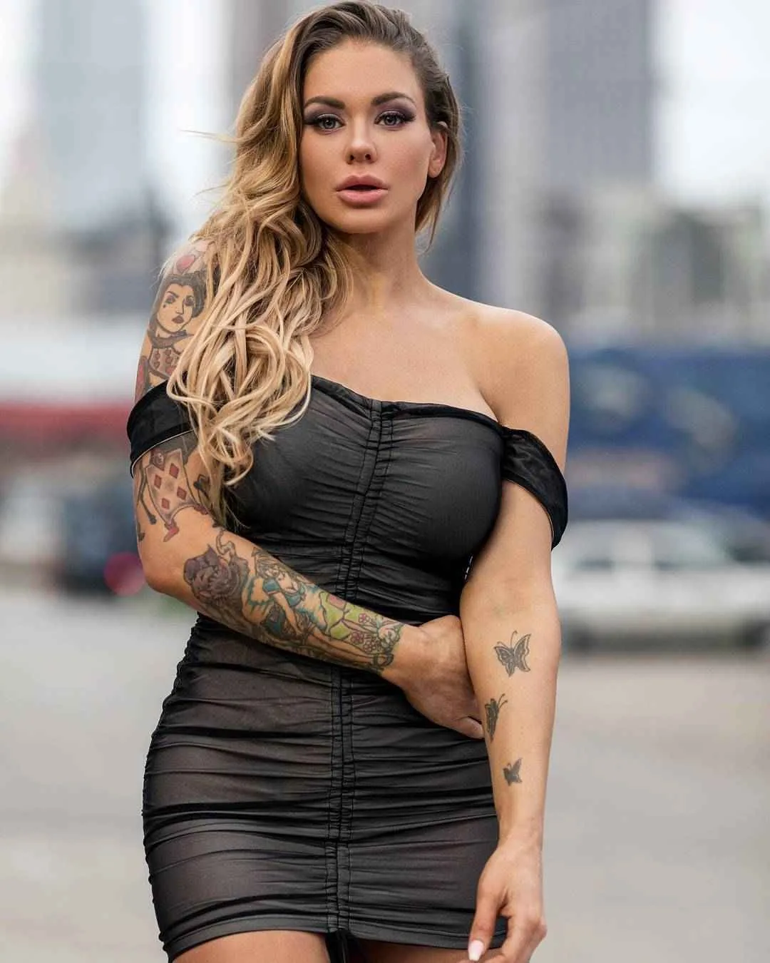 Modello tatuato Calista Melissa, modello alternativo, ragazza tatuata | Stati Uniti