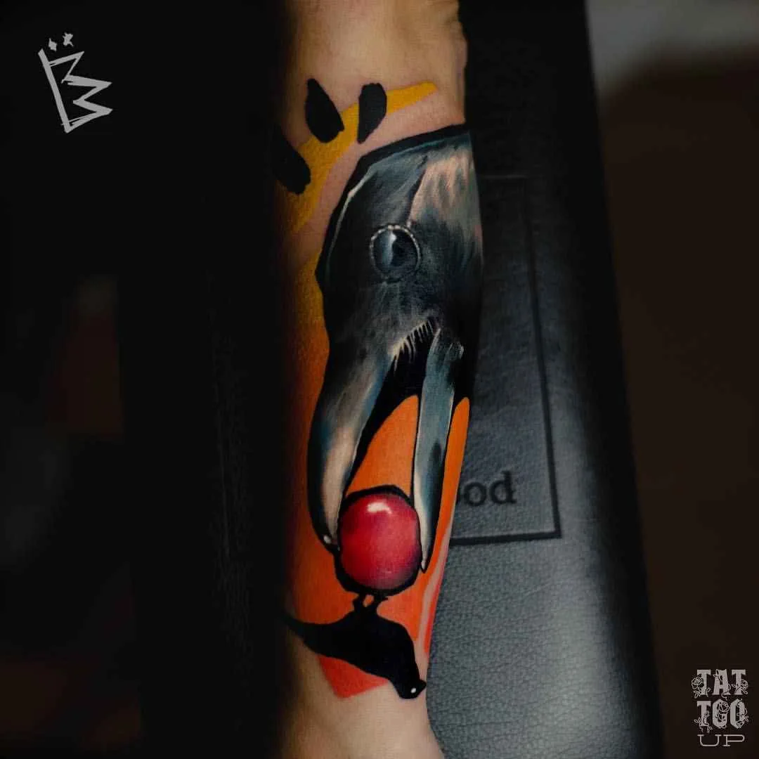 Tattoo artist Sergey Eremin color abstract realistic tattoo | Novorossiysk, Russia