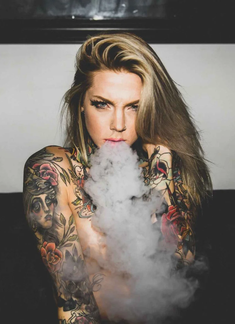 Tattoo model Madison Skye