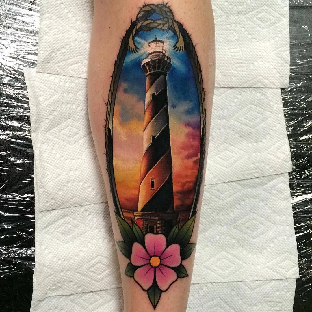 Tattoo artist John Yogi Barrett, authors style realistic tattoo with traditional images | USA