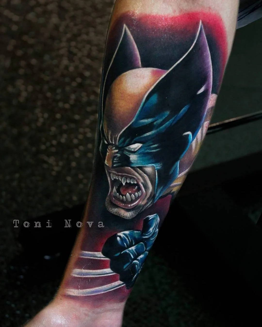 Tattoo artist Toni Nova, color and black&grey portrait tattoo realism, surrealistic tattoo | Barcelona, Spain