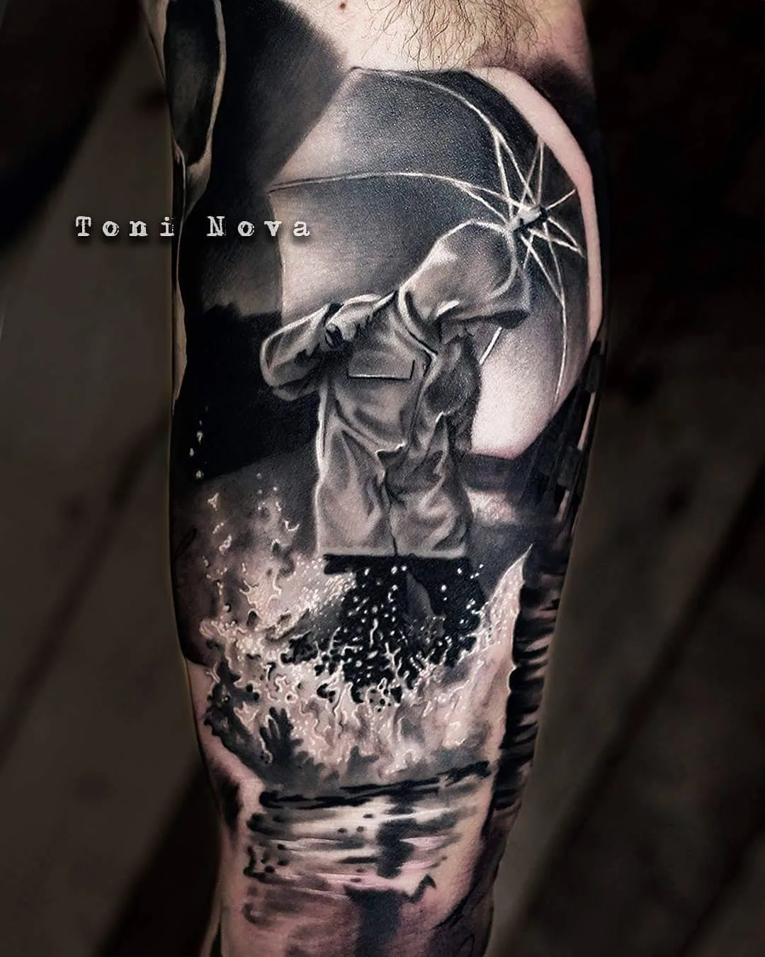 Tattoo artist Toni Nova, color and black&grey portrait tattoo realism, surrealistic tattoo | Barcelona, Spain
