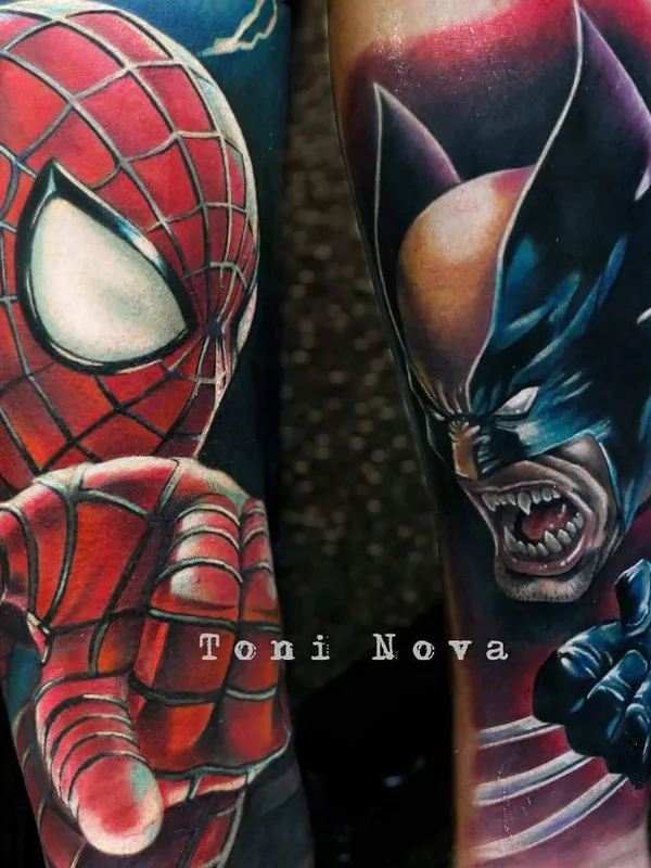color realism Tatuagem em full sleeve #26981 | Tatuador Toni Nova