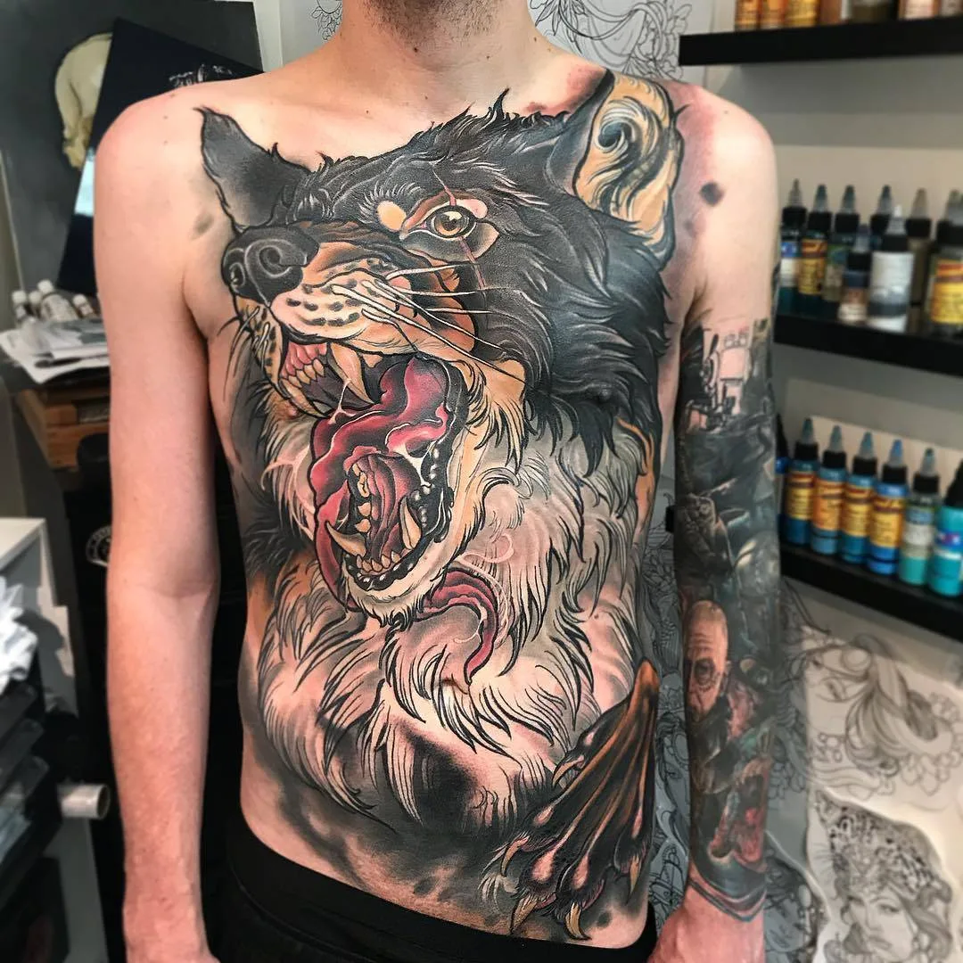 Tattoo artist Jake Danielson, estilo neo tradicional de tattoo de cores autorais | Melbourne, Australia