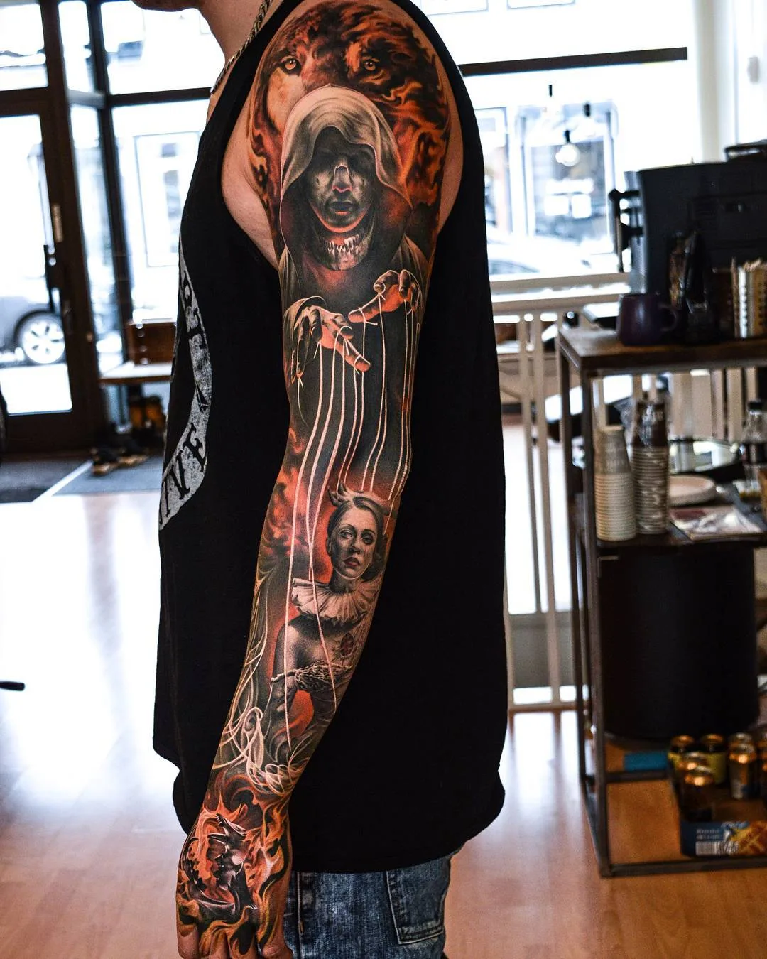 Tattoo artist Martin Sj&ouml;berg, color and black&grey authors surrealistic realistic tattoo | Sweden