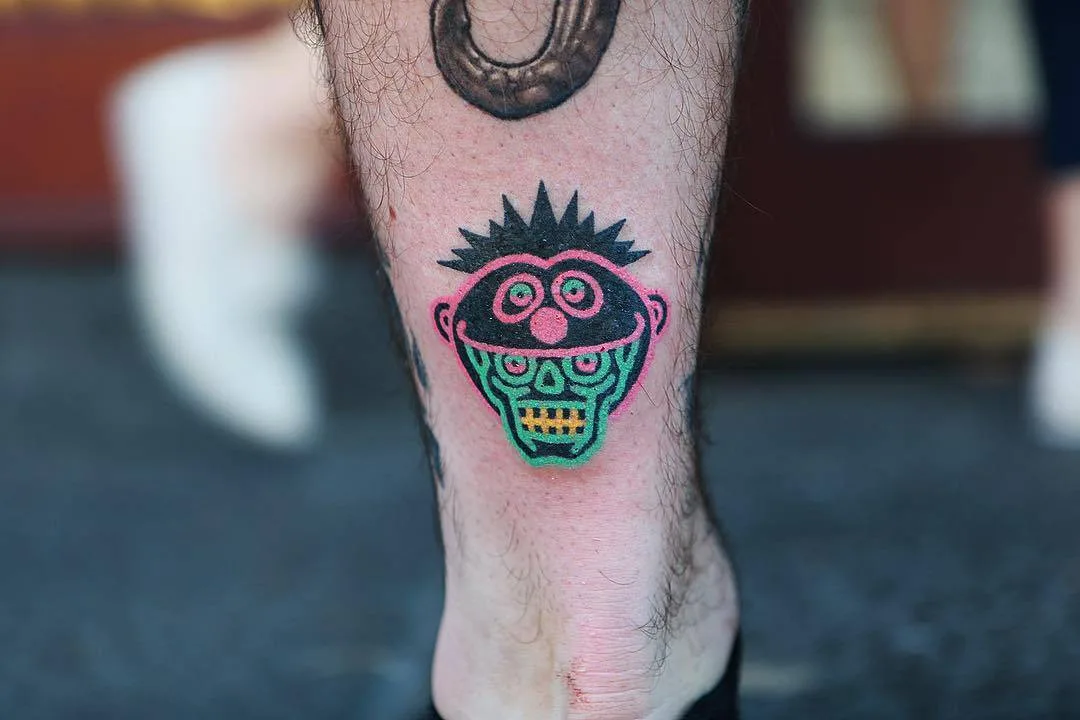 Tattoo artist Zzizziboy, tattoo a mano in colore, stile dell'autore | Corea