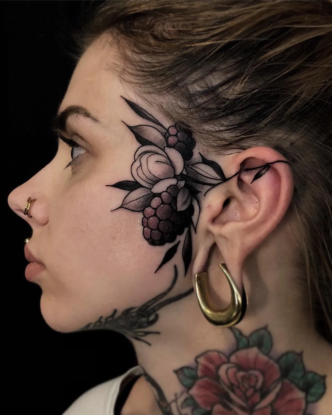 Artista de tatuagem Friedrich &Uuml;bler, nova escola de tatuagem de rosto e cabeça | Alemanha