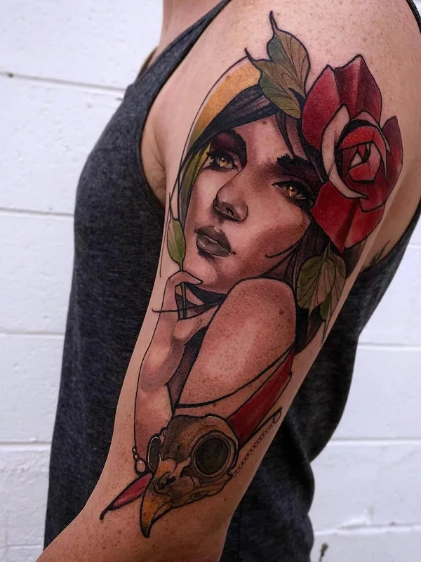 color realism 纹身 在 upper arm #26768 | 纹身师 Matt Tischler
