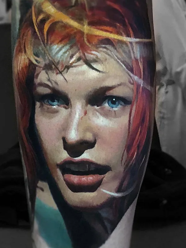 female color realism tatouage sur forearm #26300 | Artiste tatoueur Валентина Рябова