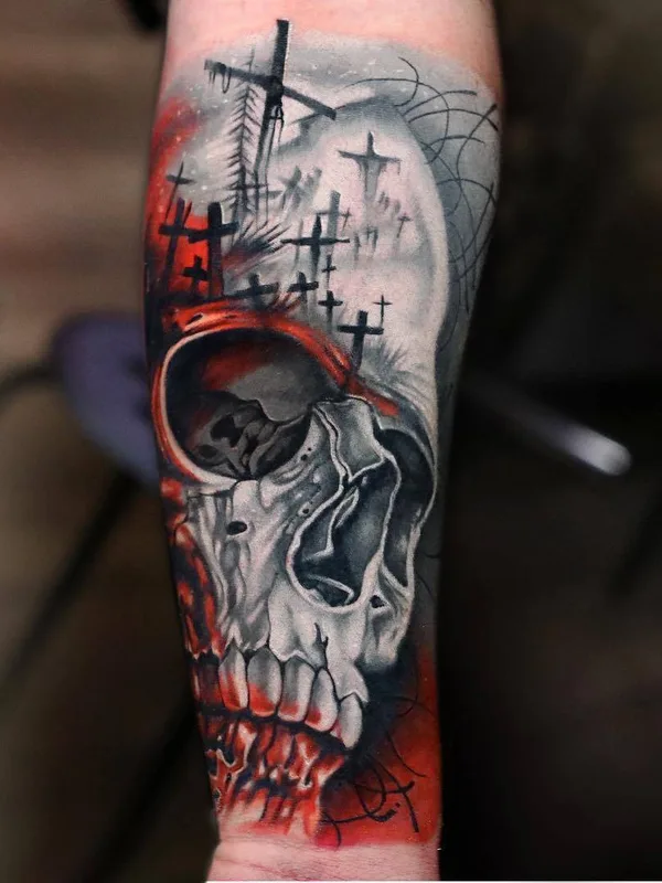 color realism tattoo on forearm #26461 | Tattoo Artist Michael Cloutier