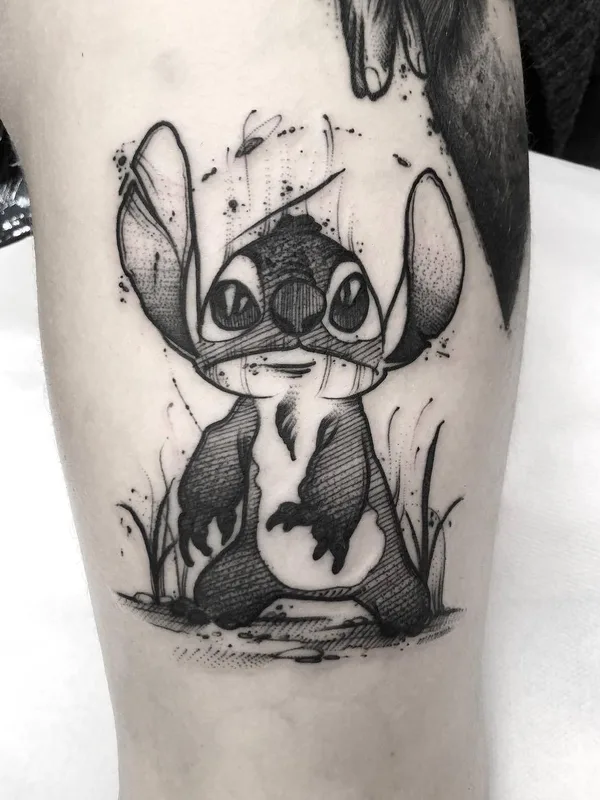 black sketch 纹身 在 forearm #26650 | 纹身师 Kévin Plane