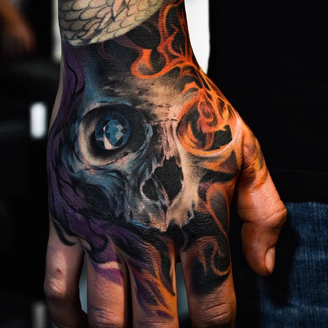 Tattoo artist Martin Sj&ouml;berg, color and black&grey authors surrealistic realistic tattoo | Sweden