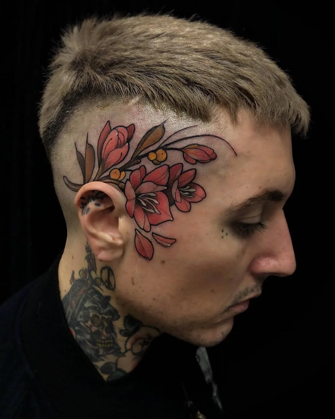 Artista de tatuagem Friedrich &Uuml;bler, nova escola de tatuagem de rosto e cabeça | Alemanha