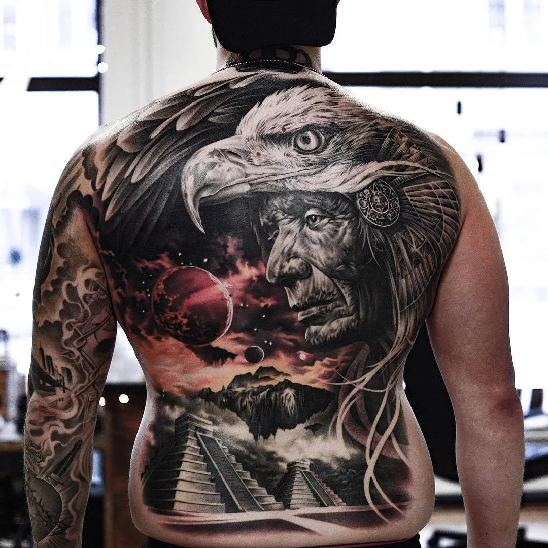Tattoo artist Martin Sj&ouml;berg, color and black&grey authors surrealistic realistic tattoo | Sweden