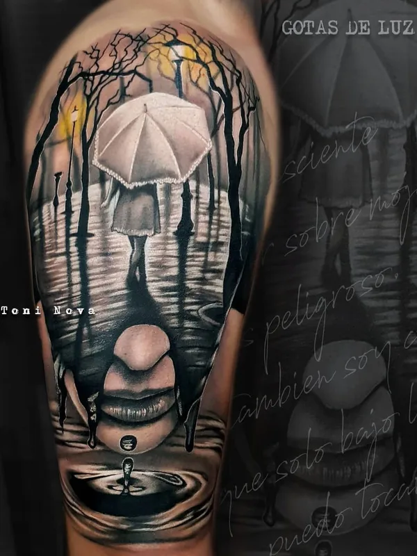 black and grey realism Tatuagem em shoulder #26983 | Tatuador Toni Nova