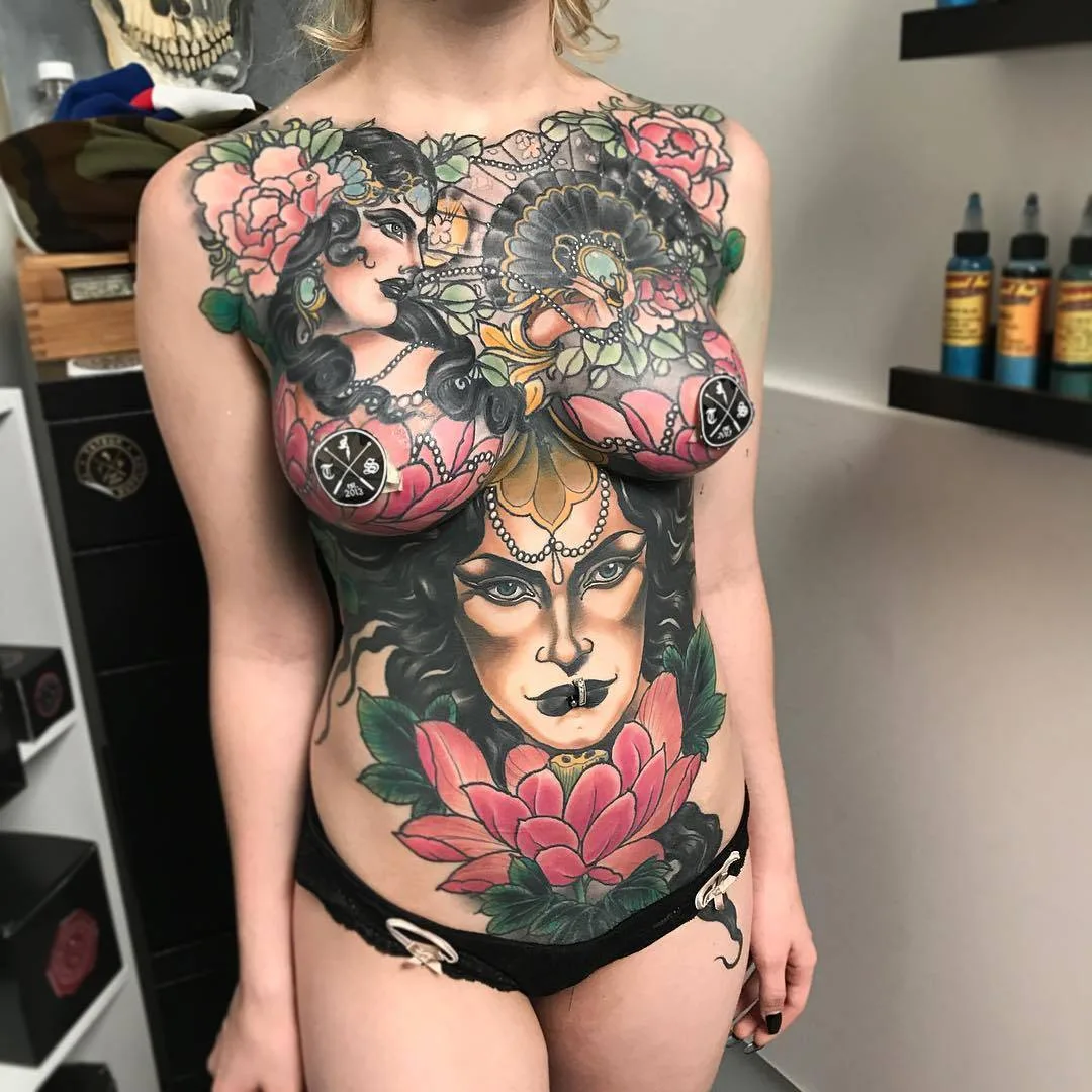 Tattoo artist Jake Danielson, estilo neo tradicional de tattoo de cores autorais | Melbourne, Australia