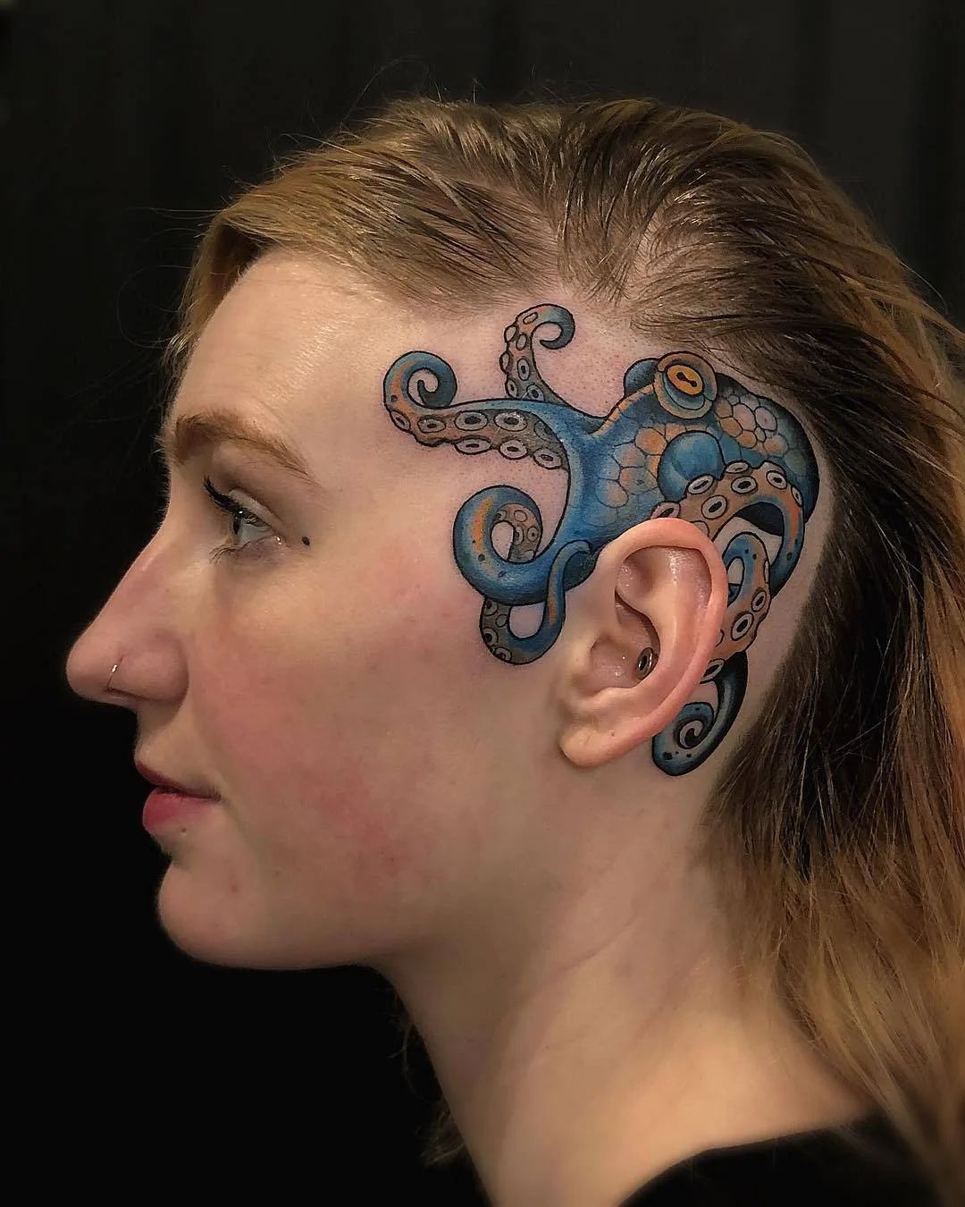 Artista de tatuagem Friedrich &Uuml;bler, nova escola de tatuagem de rosto e cabeça | Alemanha