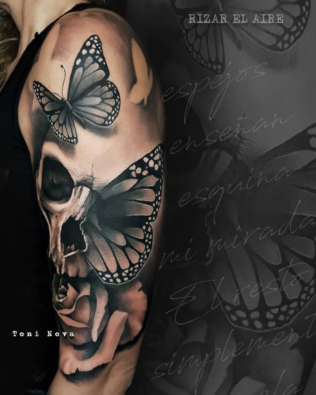 Tattoo artist Toni Nova, color and black&grey portrait tattoo realism, surrealistic tattoo | Barcelona, Spain