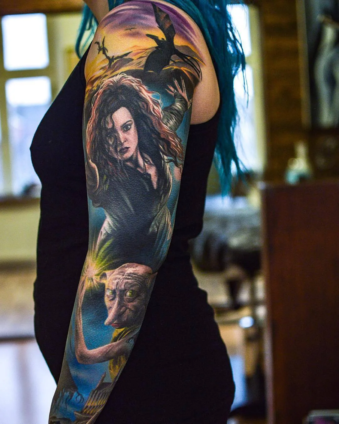 Tattoo artist Martin Sj&ouml;berg, color and black&grey authors surrealistic realistic tattoo | Sweden