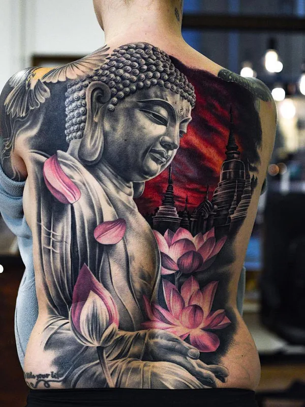 color realism 纹身 在 full back #26923 | 纹身师 Martin Sjöberg
