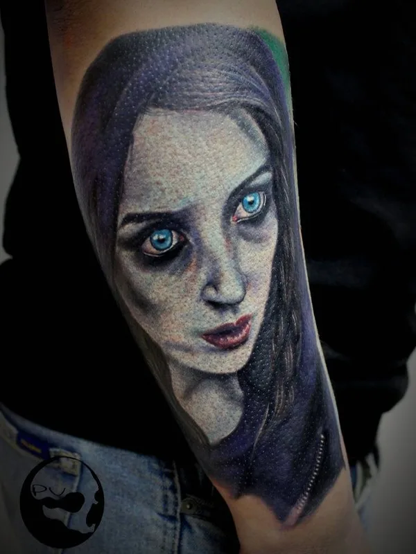 female color realism 纹身 在 forearm #26799 | 纹身师 Виктор Павлюченко