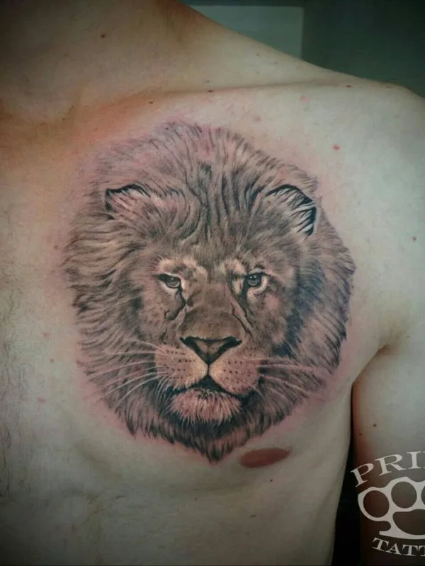 male black and grey realism 타투 부위 chest #33694 | 타투이스트 Aleksandr Ponomarenko 