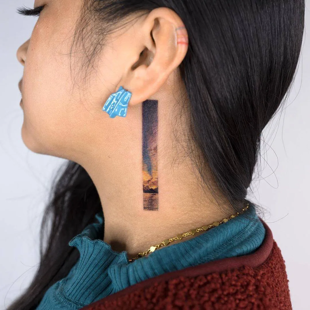 Тату мастер EQ tattoo, авторская акварельная восточная татуировка, Frame | Сеул, Корея