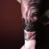 black and grey realism 纹身 在 forearm #33867 | 纹身师  Денис Вязников 