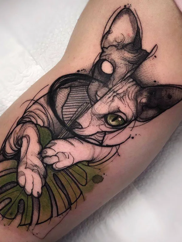 black and grey sketch татуировка на forearm #34168 | Тату мастер Renata Henriques
