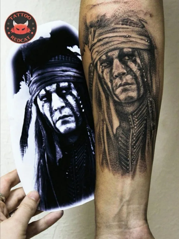 male black and grey realism tatouage sur forearm #38091 | Artiste tatoueur Olga Kaminskaya