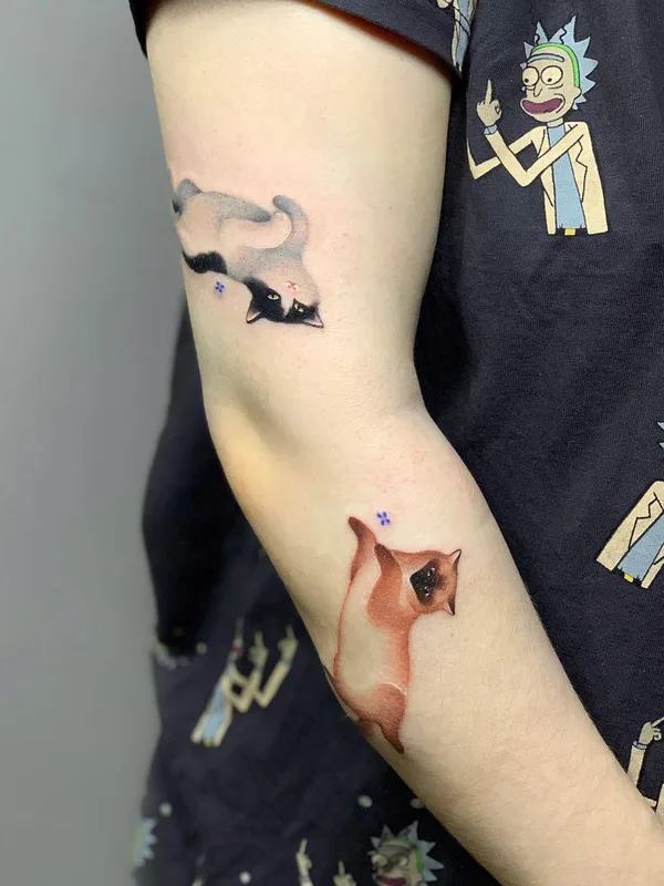 color watercolor tattoo on forearm #43605 | Tattoo Artist Даша Ебалотная