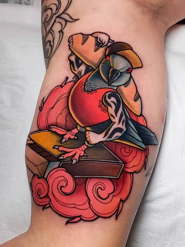 color new school Tatuaggio su forearm #43623 | Tatuatore Павел Турбо