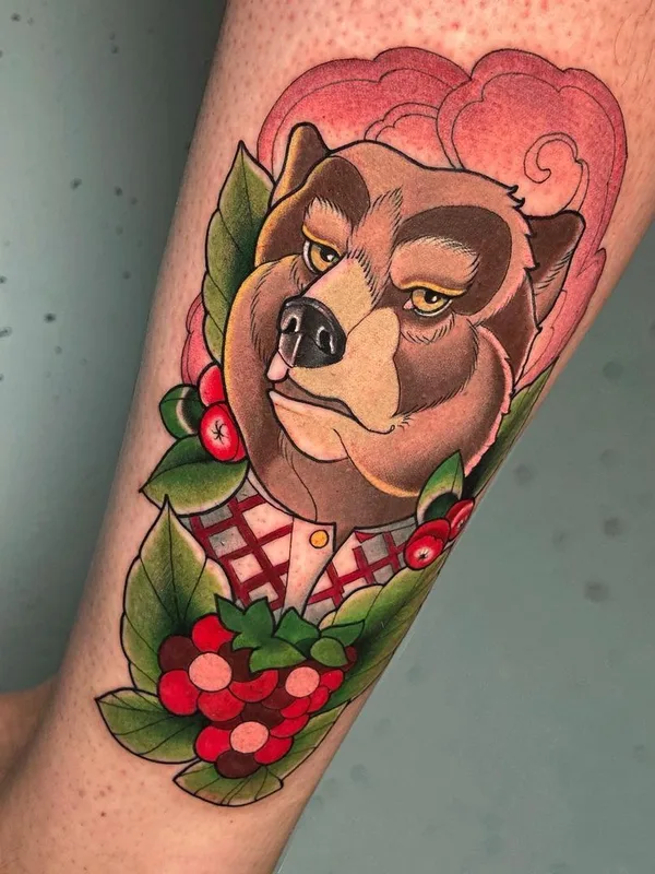 color neo traditional Tatuaggio su forearm #43629 | Tatuatore Павел Турбо