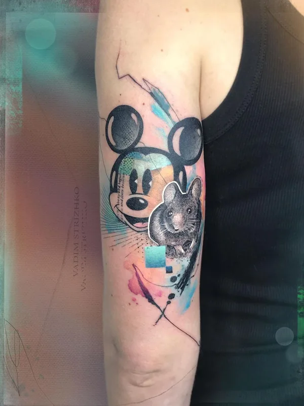 female color illustrative татуировка на forearm #43711 | Тату мастер Вадим Стрижко