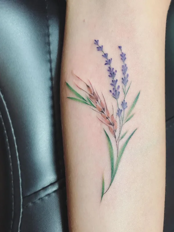color botanic 타투 부위 forearm #43840 | 타투이스트 Сельма Нагель