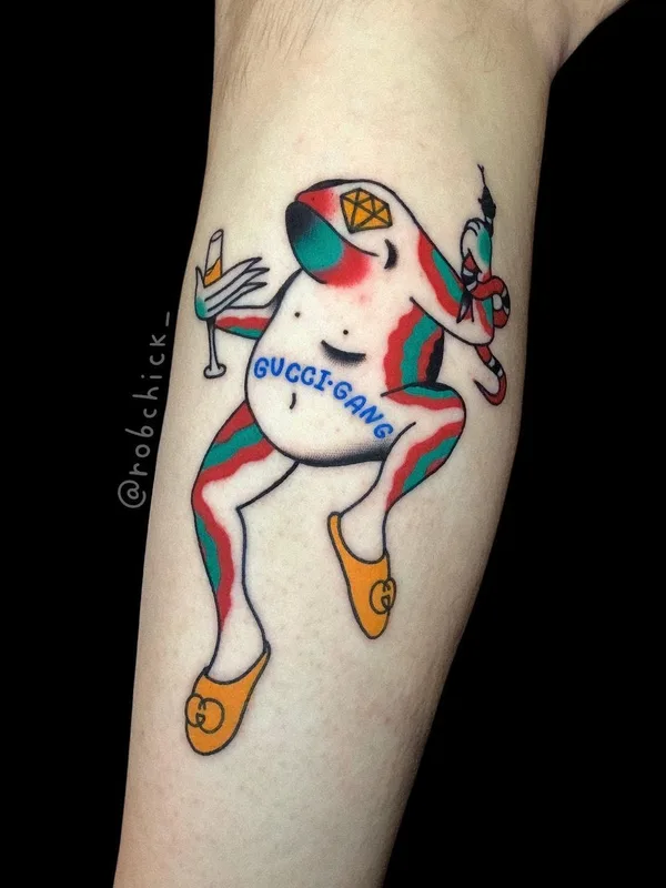 color old school Tatuaggio su forearm #44041 | Tatuatore Роберт Роберт