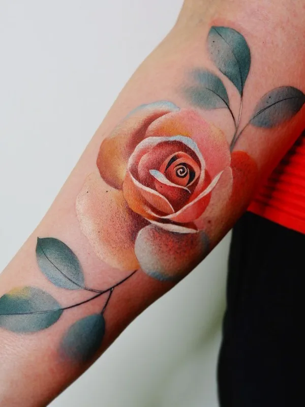 color realism tattoo auf forearm #44159 | Tätowierer Ann Lilya