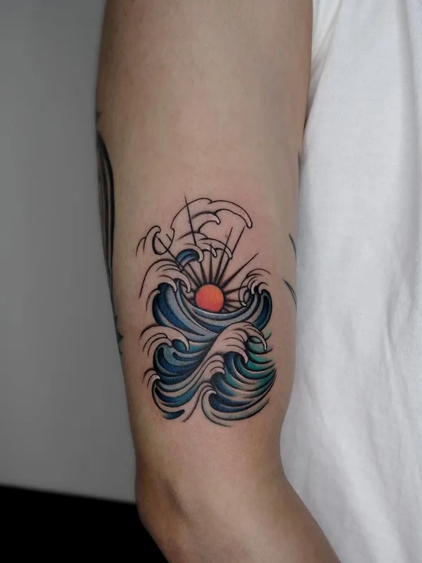 color japanese tattoo on forearm #44288 | Tattoo Artist Rohatattoo