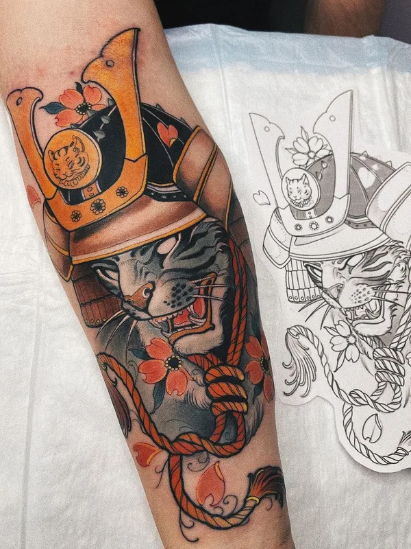 color japanese tattoo on forearm #44597 | Tattoo Artist Ninteendo