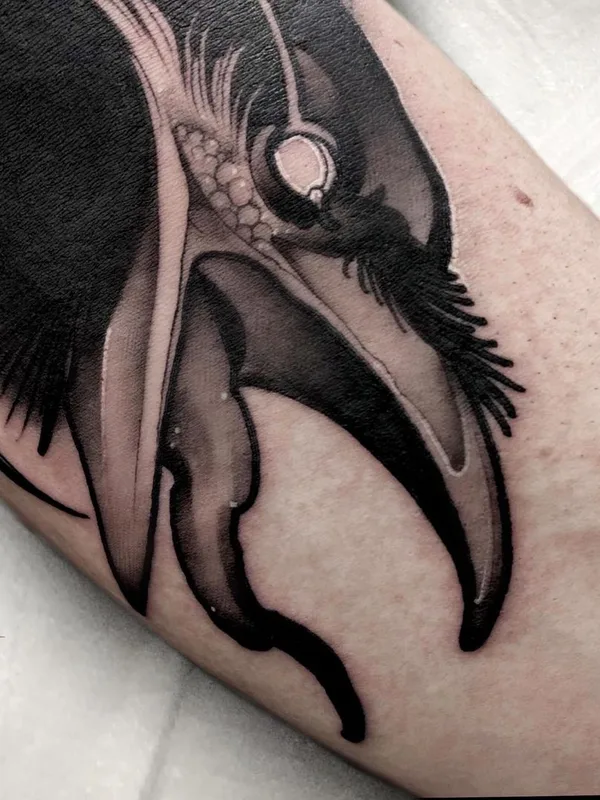 black and grey black and grey 纹身 在 forearm #44653 | 纹身师 Денис Бедринский