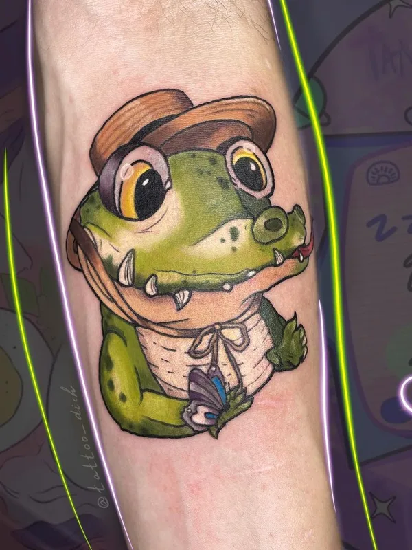 color cartoon Tatuaggio su forearm #44669 | Tatuatore Юна Авдеева
