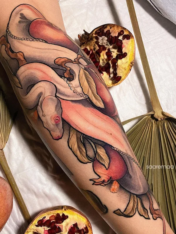 color illustrative татуировка на forearm #44716 | Тату мастер Анастасия Клюева