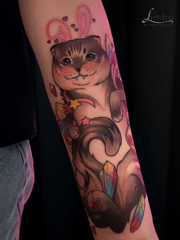 color illustrative татуировка на forearm #44744 | Тату мастер Lina Limbo