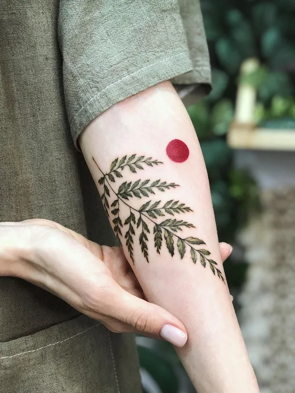 female color botanic tatuaje en shoulder #44767 | Tatuador Александра Воробьева