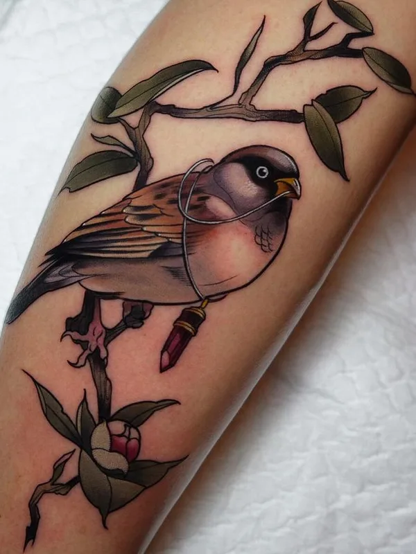 color illustrative Tatuaggio su forearm #44795 | Tatuatore Лариса Ганзвинд